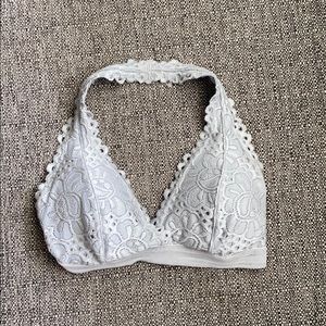 Grey Lace Bralette